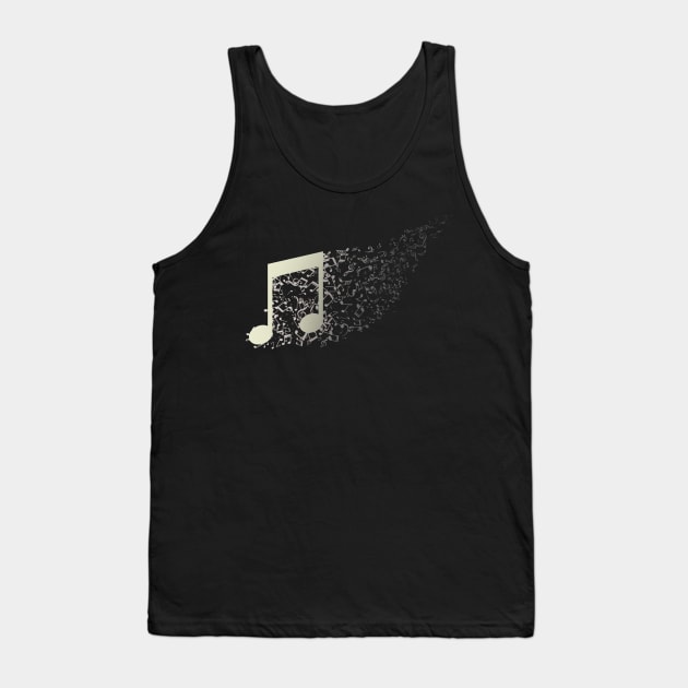 abstract music notes Tank Top by psychoshadow